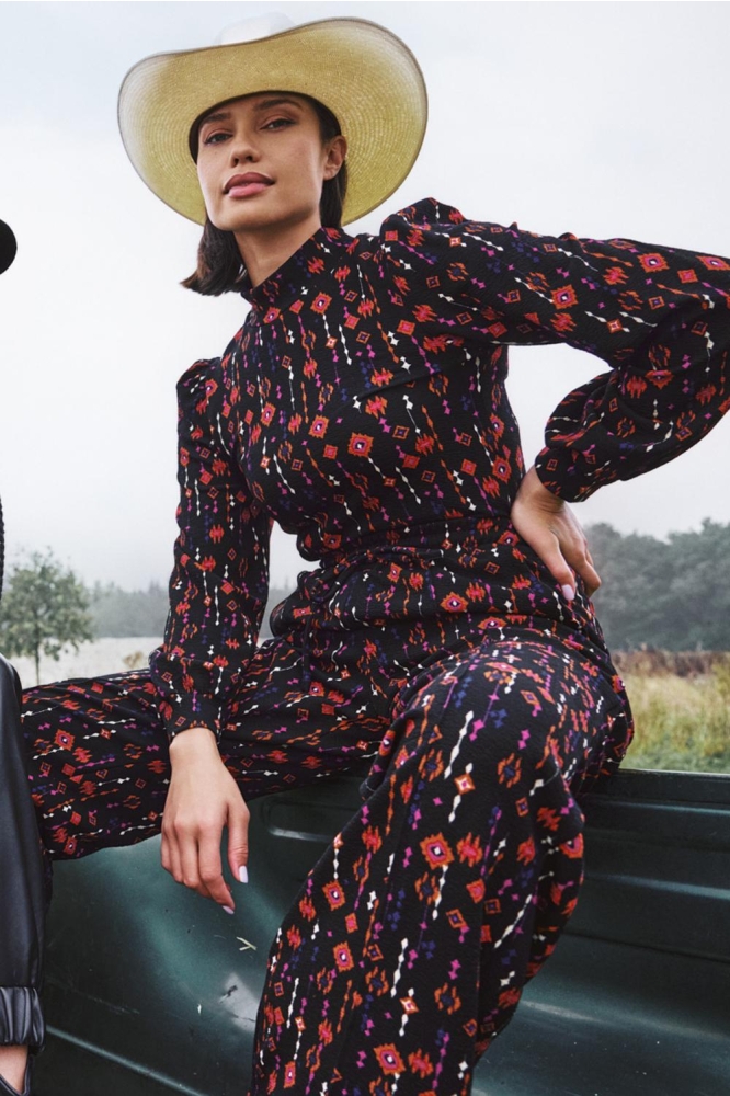 TROUSER RUBY PL30 797 western print
